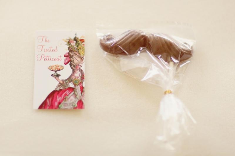 Cute details, details, novelty, chocolate, mustache, favours