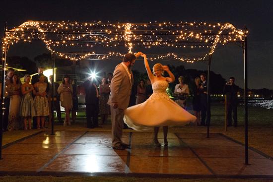 Outdoor Wedding, Beautiful fairy lights