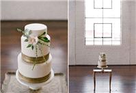 cake, white, flower