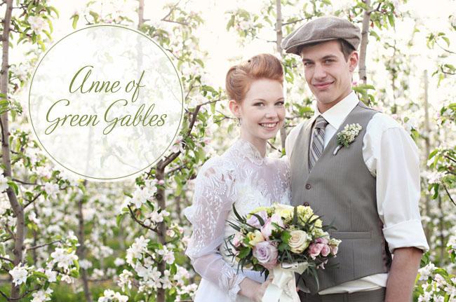 The Theme, This Green Wedding Shoes couple chose their favourite book - Anne of Green Gables. From P