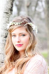 Hair & Beauty. floral crown, laurel, hair, long, loose