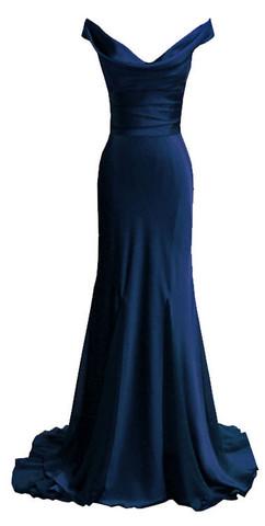 Dresses with Drama, bridesmaid, dress, long, navy