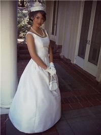 Miscellaneous. hat, veil, wedding dress, white, pearls