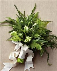 Flowers. bouquet, green, ribbon