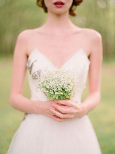 Flowers, flowers, bouquet, white, green