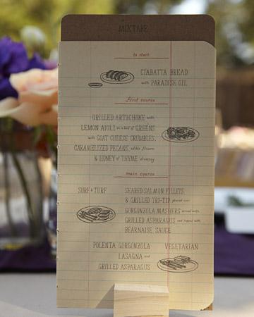 Stationery, menu, stationery