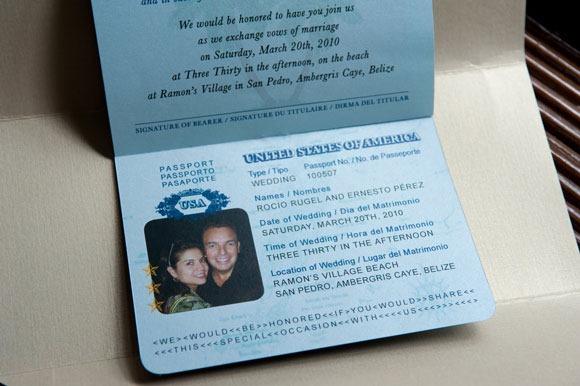 SaveDate Cards, passport