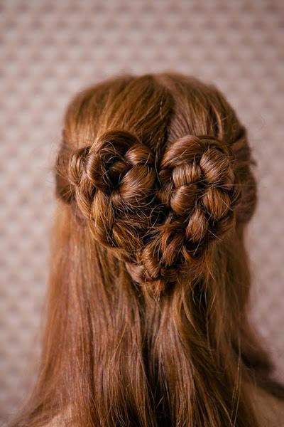 All things Hair, Ultra romantic hairdo idea, the Heart Braid: http://bit.ly/Va1dn8