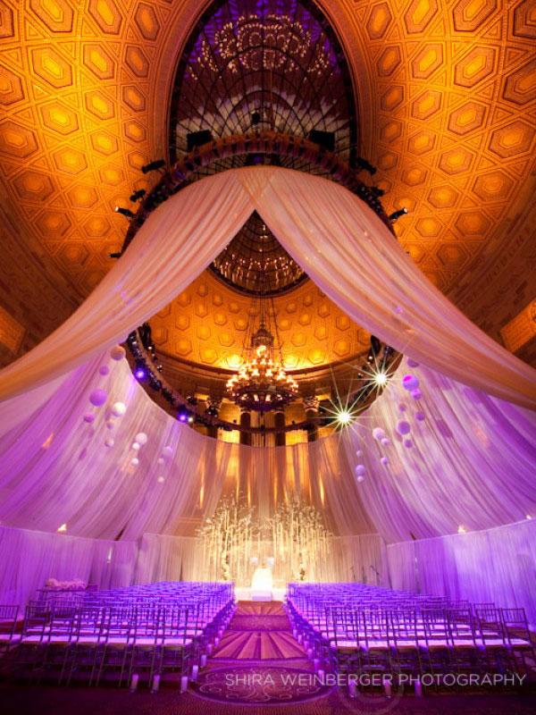 Venue decoration, drapes