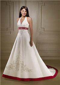 Bridal Dresses. RED GOLD AND WHITE THEME