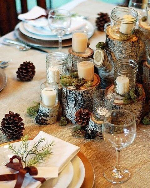 Christmas Wedding favors and table ideas