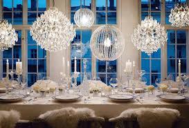 Winter wedding table arrangements