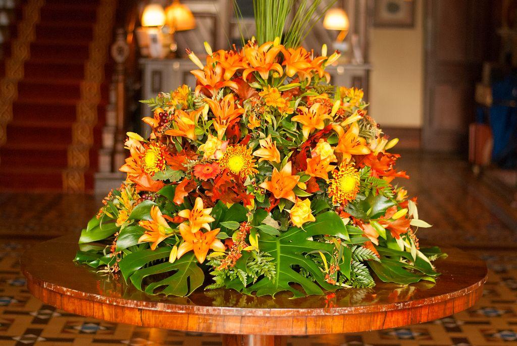 Lobby flowers