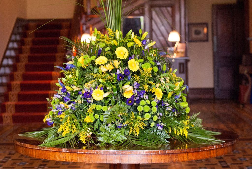 Lobby flowers