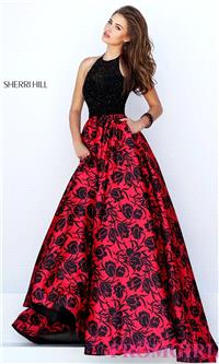 https://www.petsolemn.com/sherrihill/3108-floor-length-black-and-red-print-halter-ball-gown-by-sherr