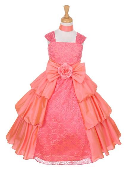 My Stuff, https://www.paraprinting.com/orange-coral/2619-coral-taffeta-layered-dress-w-lace-style-d5