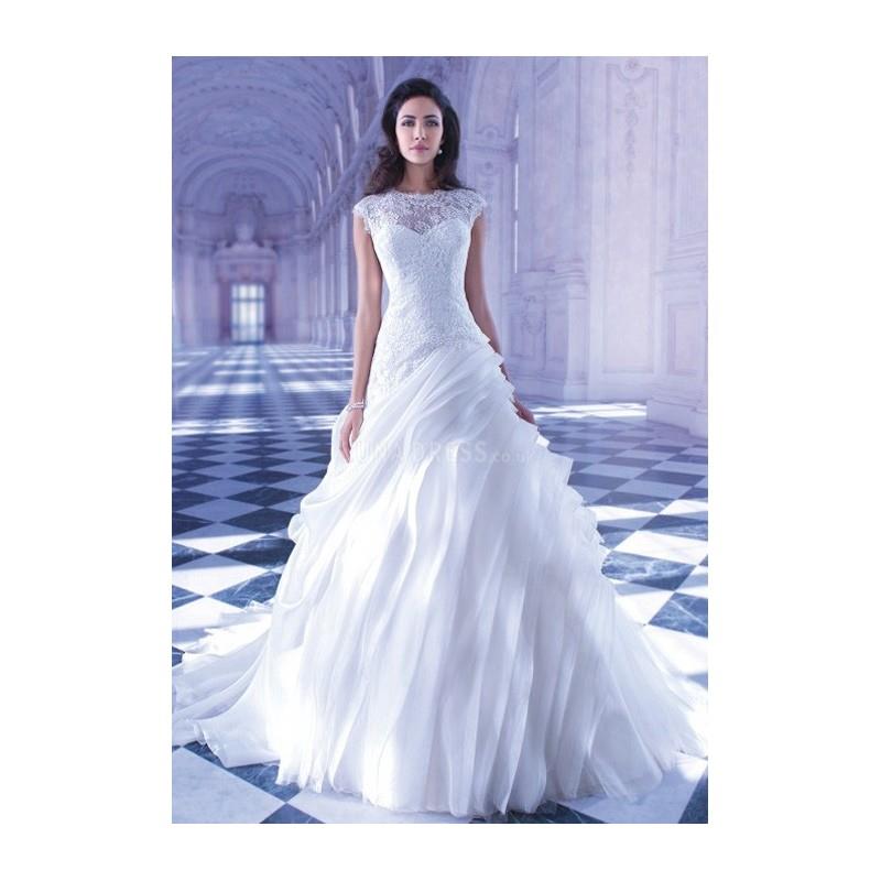 My Stuff, https://www.anteenergy.com/6422-retro-a-line-jewel-neck-organza-lace-floor-length-bridal-g