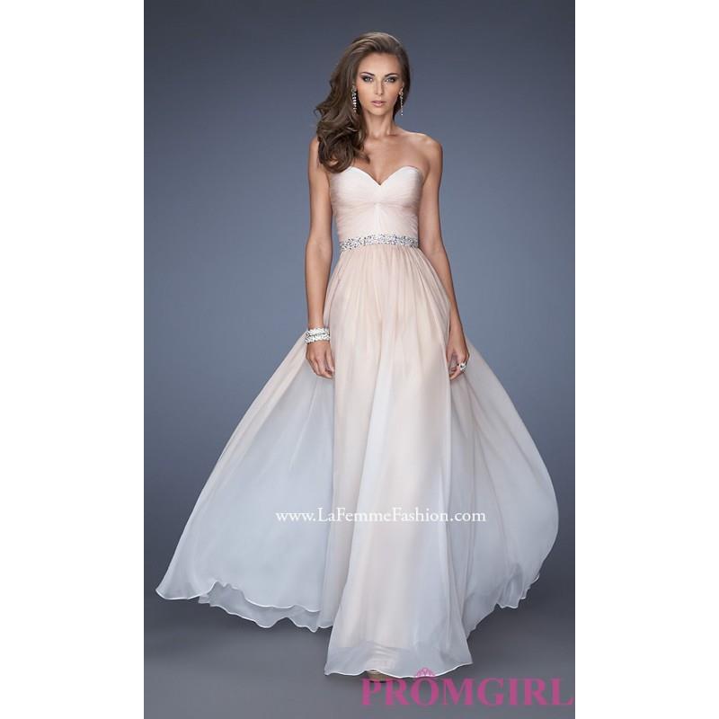 My Stuff, https://www.transblink.com/en/formal-dance/2067-long-ruched-strapless-la-femme-prom-dress.