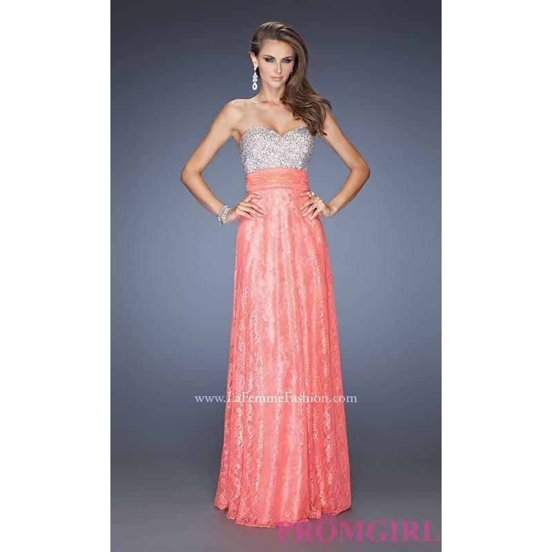 My Stuff, https://www.transblink.com/en/formal-dance/2086-strapless-beaded-lace-prom-dress-by-la-fem