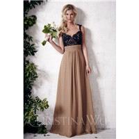 Christina Wu Occasions 22649 Full Length A-Line Chiffon Lace Bodice Bridesmaid Dress - Crazy Sale Br