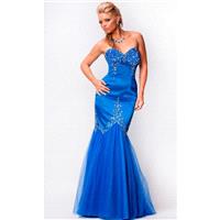 Nina Canacci A47009 Royal,Peacock Dress - The Unique Prom Store