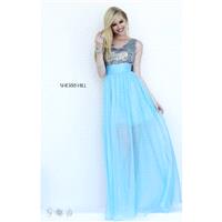 Black Sherri Hill 1945 - Sheer Dress - Customize Your Prom Dress