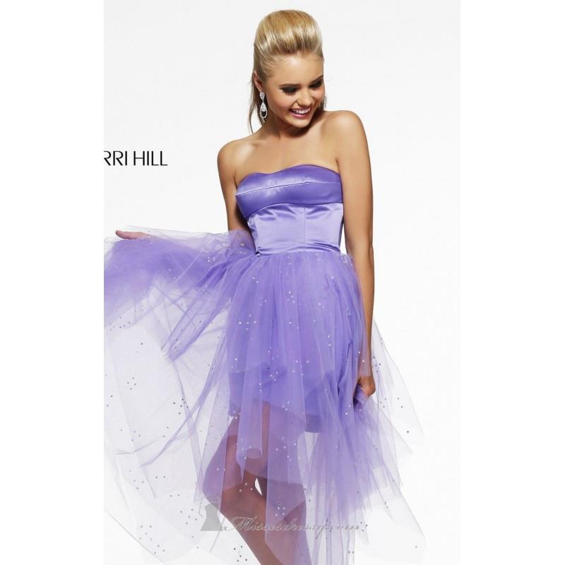 My Stuff, Short Strapless Dress by Sherri Hill 21246 - Bonny Evening Dresses Online