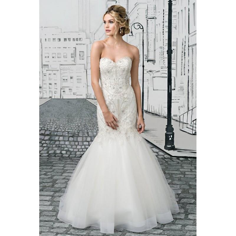 My Stuff, Style 8896 by Justin Alexander - Chapel Length Mermaid Sleeveless Tulle Floor length Sweet