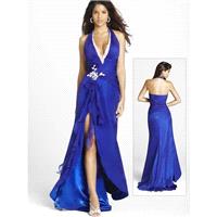 A-line Halter Beading Sleeveless Asymmetrical Chiffon Prom Dresses / Evening Dresses In Canada Prom