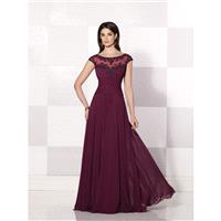 Cameron Blake 214683 Dress - Long Cameron Blake Fit and Flare Bateau Social and Evenings Dress - 201