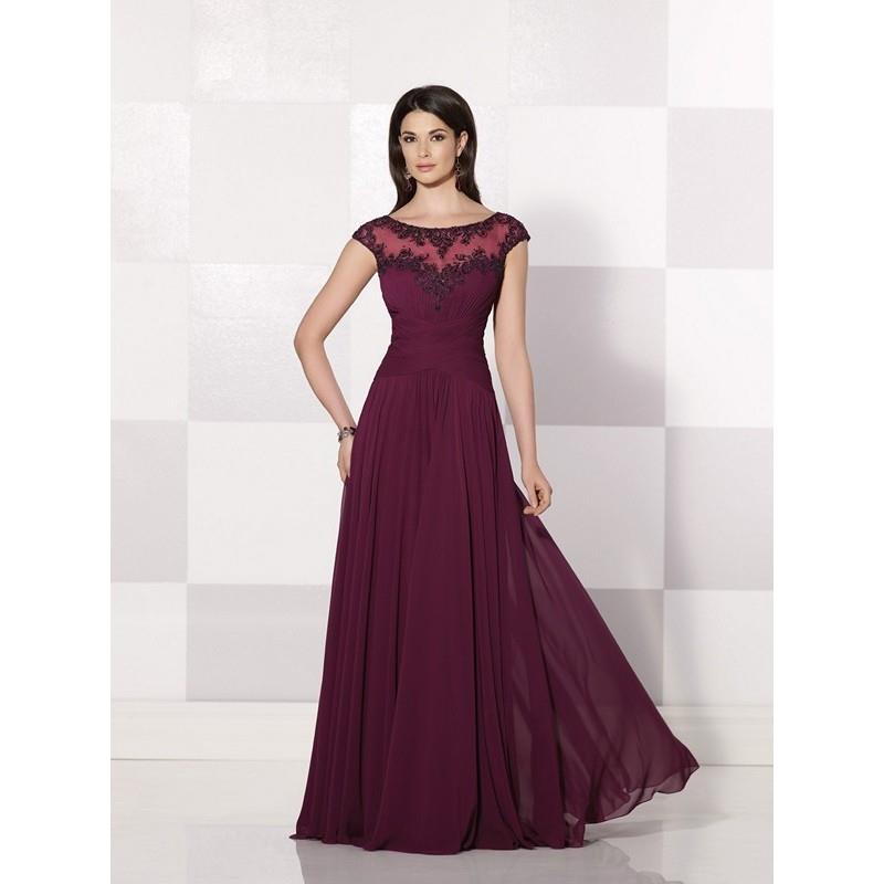 My Stuff, Cameron Blake 214683 Dress - Long Cameron Blake Fit and Flare Bateau Social and Evenings D