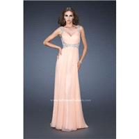 La Femme 18553 Apricot,Aqua,Lemon,White Dress - The Unique Prom Store