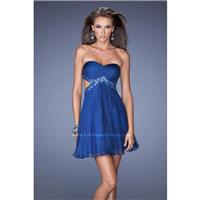 Marine Blue La Femme Short Cocktail 19430  La Femme Short Dresses - Elegant Evening Dresses|Charming