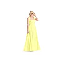 Daffodil Azazie Cameron - Sweetheart Floor Length Back Zip Chiffon Dress - Charming Bridesmaids Stor