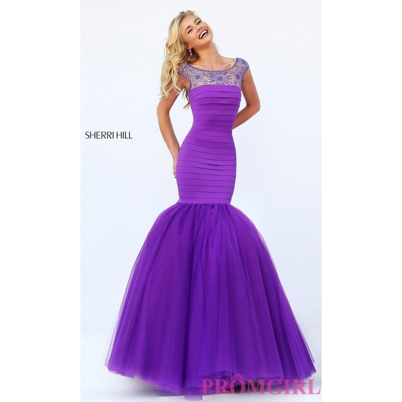 My Stuff, Sherri Hill Bandage Dress with Mermaid Skirt - Discount Evening Dresses |Shop Designers Pr