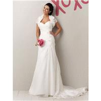 Glamour Organza Strapless Sweetheart Frühling Brautkleid 2012 mit Bolerojacke - Festliche Kleider |