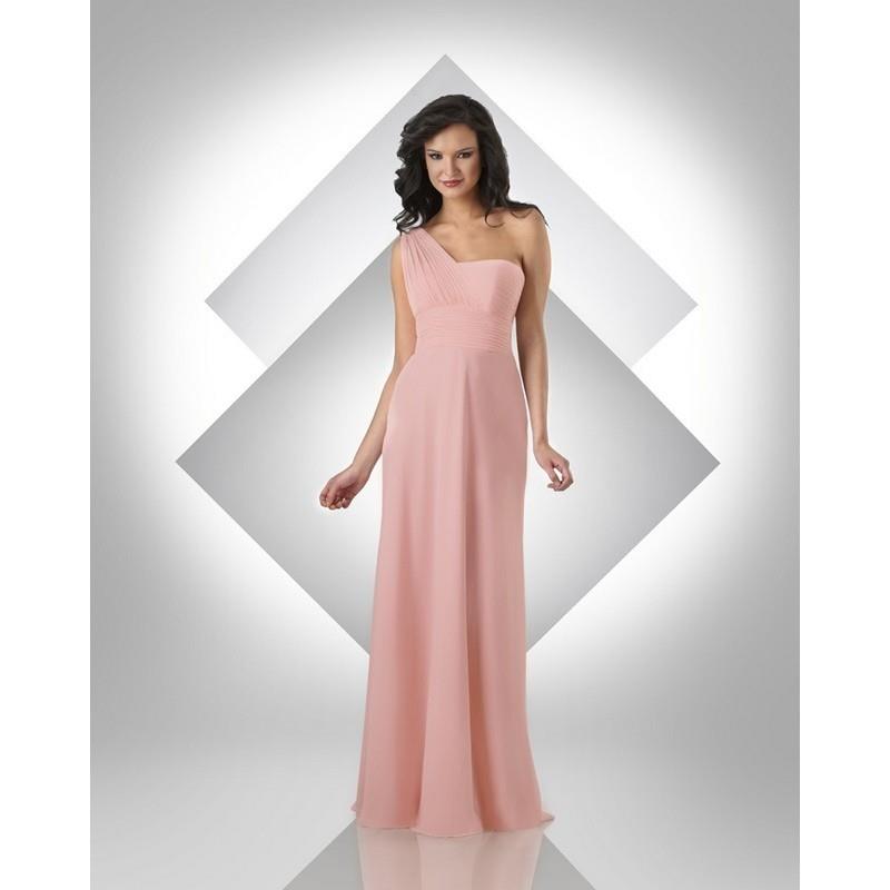 My Stuff, Bari Jay 331 One Shoulder Draped Back Cascading Train - Bridesmaids A Line Bari Jay Bella