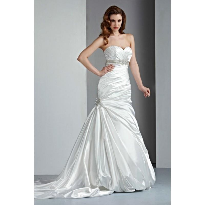 My Stuff, Style 50024 by DaVinci Bridal - Fit-n-flare Floor length Chapel Length Sleeveless Sweethea