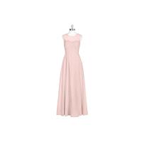 Dusty_rose Azazie Justine - Illusion Floor Length Chiffon Sweetheart Dress - Charming Bridesmaids St