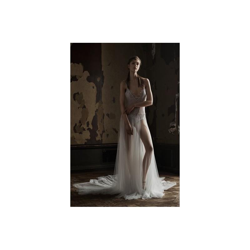 My Stuff, Vera Wang Spring 2016 Dress 7 - V-Neck Ivory Vera Wang Full Length Sheath Spring 2016 - No