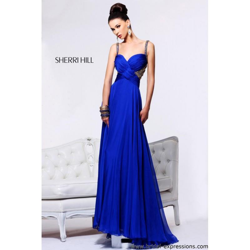 My Stuff, Sherri Hill 11013 Beaded Chiffon Prom Dress - Crazy Sale Bridal Dresses|Special Wedding Dr