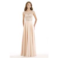 Sheath-Column Illusion Floor Length Chiffon Crystal Pink Sleeveless Zipper Mother Of The Bride Dress