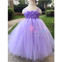 Orchid Flower girl dress Baby girl's Flowers Dress Tulle Dress Wedding Dress Birthday Dress Toddler