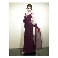 Charming Chiffon Square Neckline Floor-length Sheath Mother Of The Bride Dress - overpinks.com