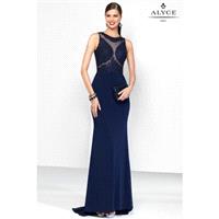 Navy Alyce Black Label 5795 Alyce Paris Black Label - Rich Your Wedding Day