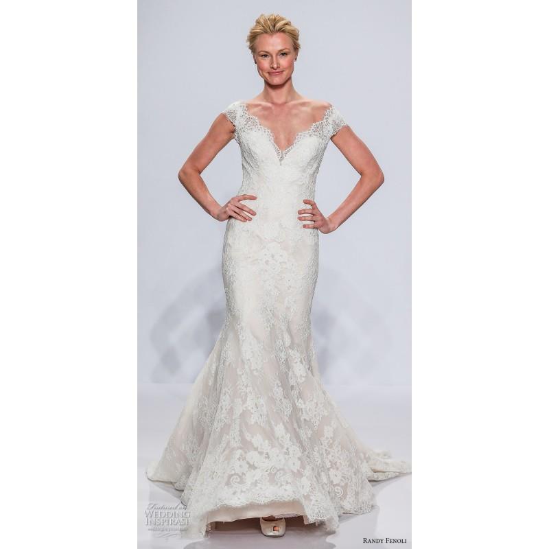 My Stuff, Randy Fenoli Spring/Summer 2018 Short Sleeves Off-the-shoulder Lace Elegant Chapel Train S