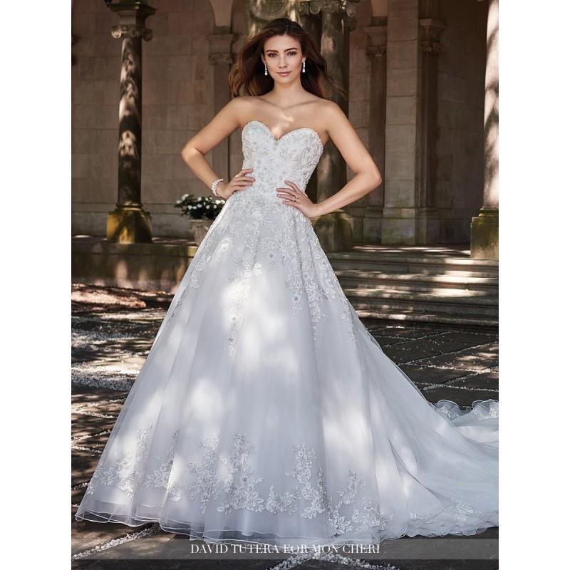 My Stuff, David Tutera 117281 Zarina Wedding Dress - Wedding Long A Line David Tutera Sweetheart Dre