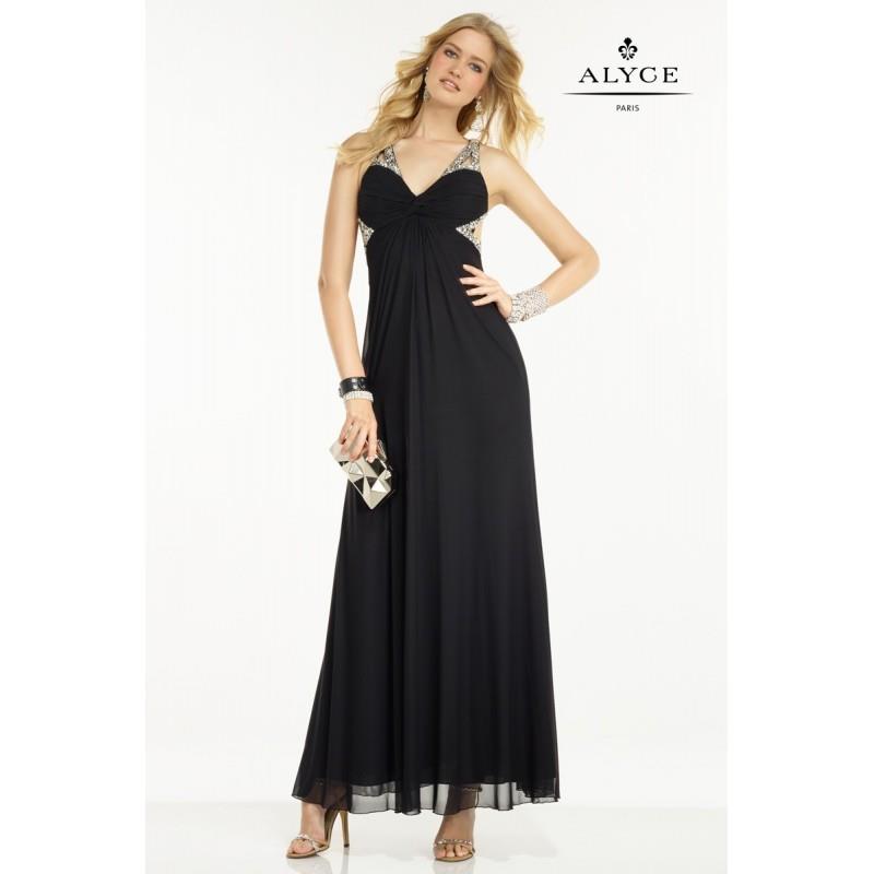 My Stuff, Alyce Paris B Dazzle 35775 Prom Dress - Prom Sweetheart, V Neck Empire Waist Long Alyce Pa