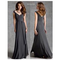 Mori Lee 20424 Bridesmaid Dress - Bridesmaids Off the Shoulder, V Neck Long Natural Waist Mori Lee L