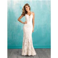 Ivory/Silver Allure Bridals 9316 Allure Bridal - Rich Your Wedding Day